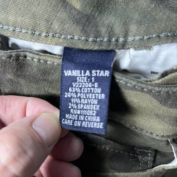 Vanilla Star Jeans Women’s 1 High Rise Skinny Camo Stretch Denim - Picture 4 of 8